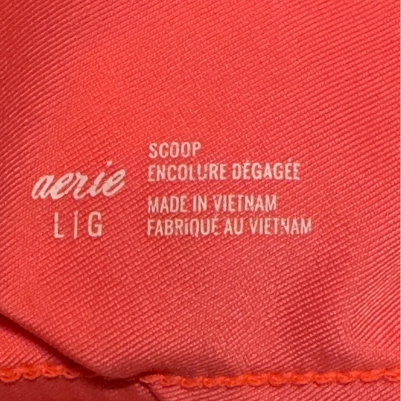 Aerie hot pink bikini top, size L - Picture 6 of 7
